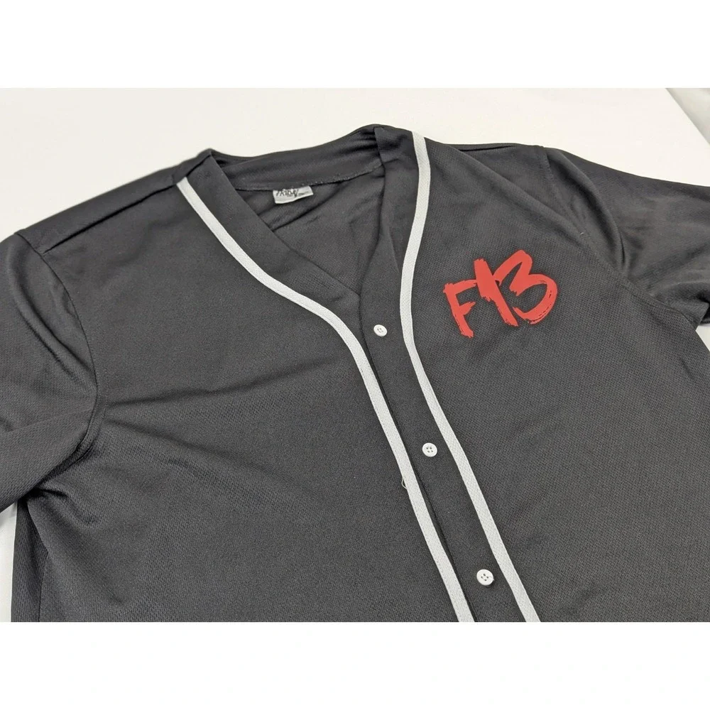 Jason Voorhees Friday The‎ 13th Size Medium Horror Movie Baseball Jersey Shirt